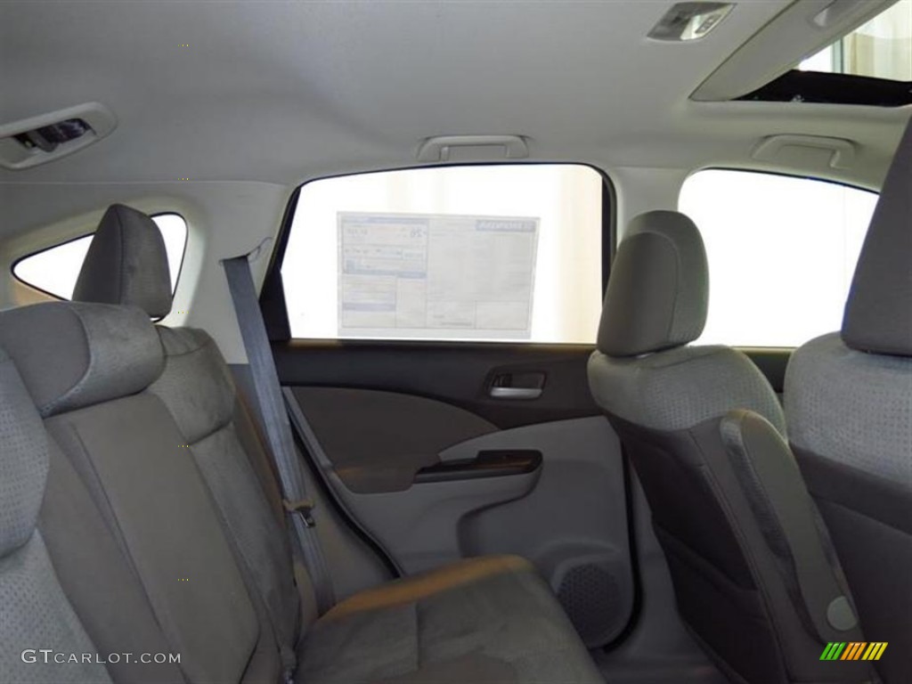 2013 CR-V EX - Alabaster Silver Metallic / Gray photo #8