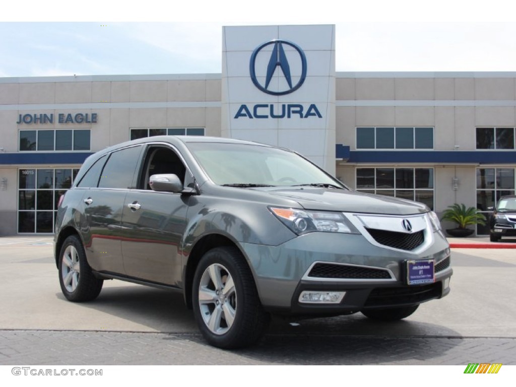 2010 MDX Technology - Polished Metal Metallic / Ebony photo #1