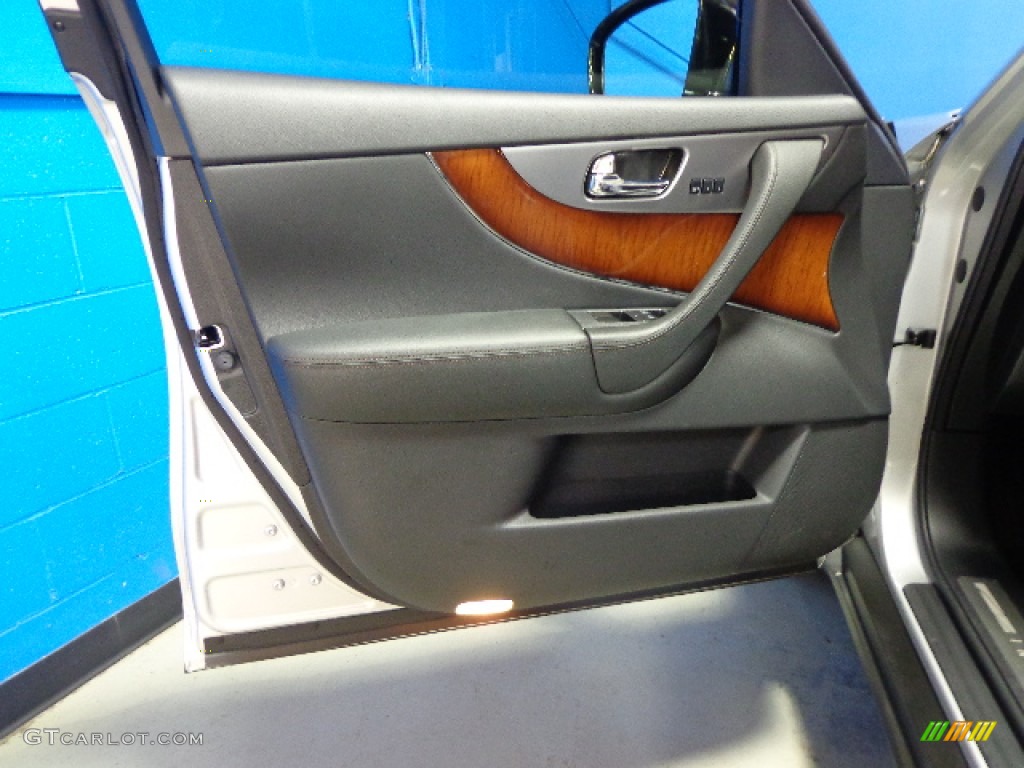 2012 Infiniti FX 50 S AWD Graphite Door Panel Photo #83374441