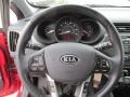 Black 2012 Kia Rio Rio5 EX Hatchback Steering Wheel