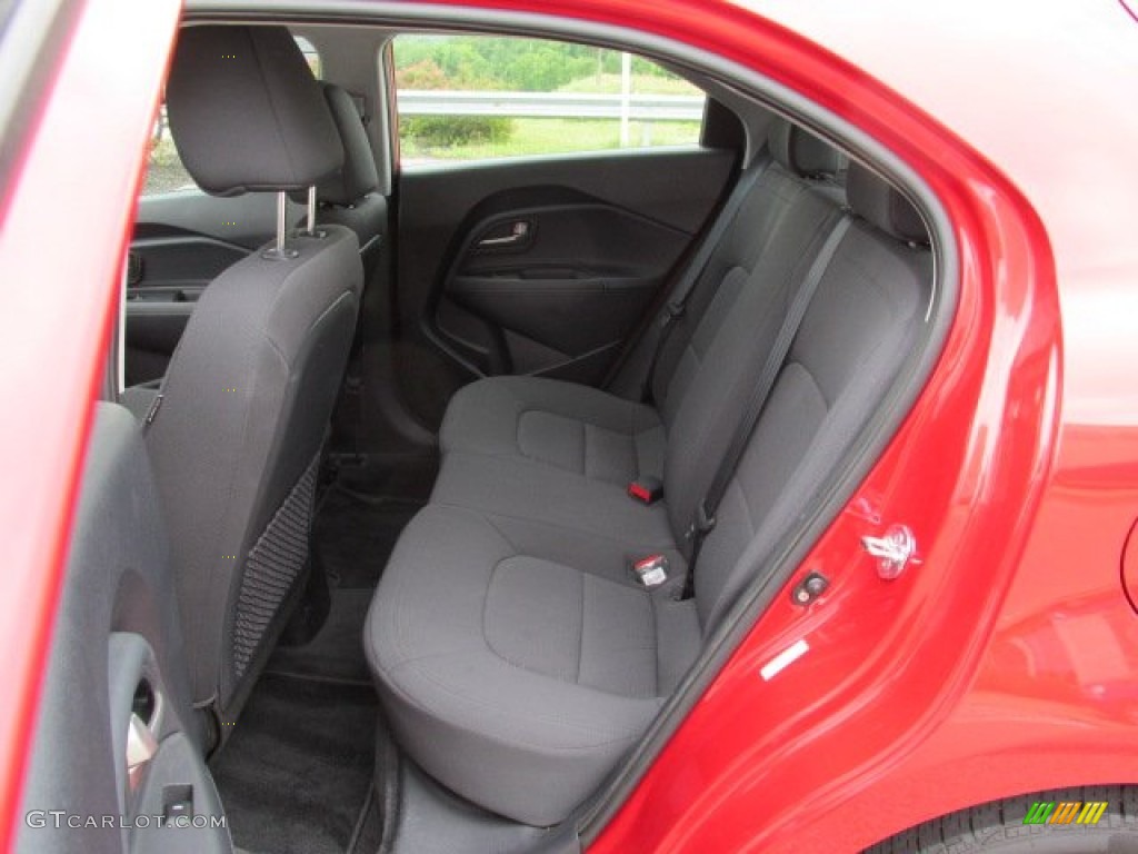 2012 Kia Rio Rio5 EX Hatchback Rear Seat Photo #83376475