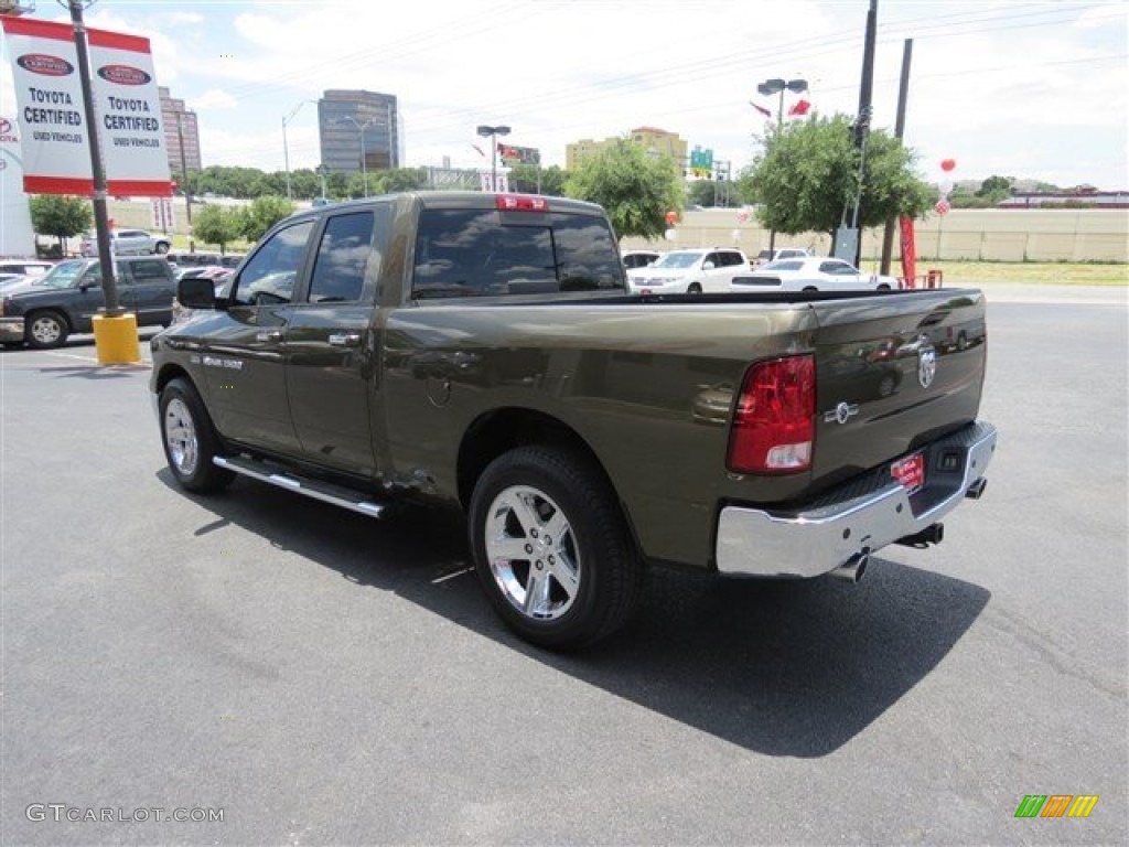 2012 Ram 1500 Lone Star Quad Cab - Sagebrush Pearl / Light Pebble Beige/Bark Brown photo #5