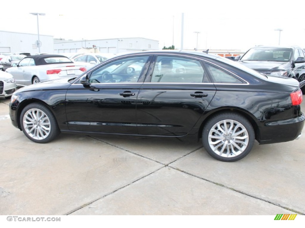 Brilliant Black 2014 Audi A6 3.0 TDI quattro Sedan Exterior Photo #83378627