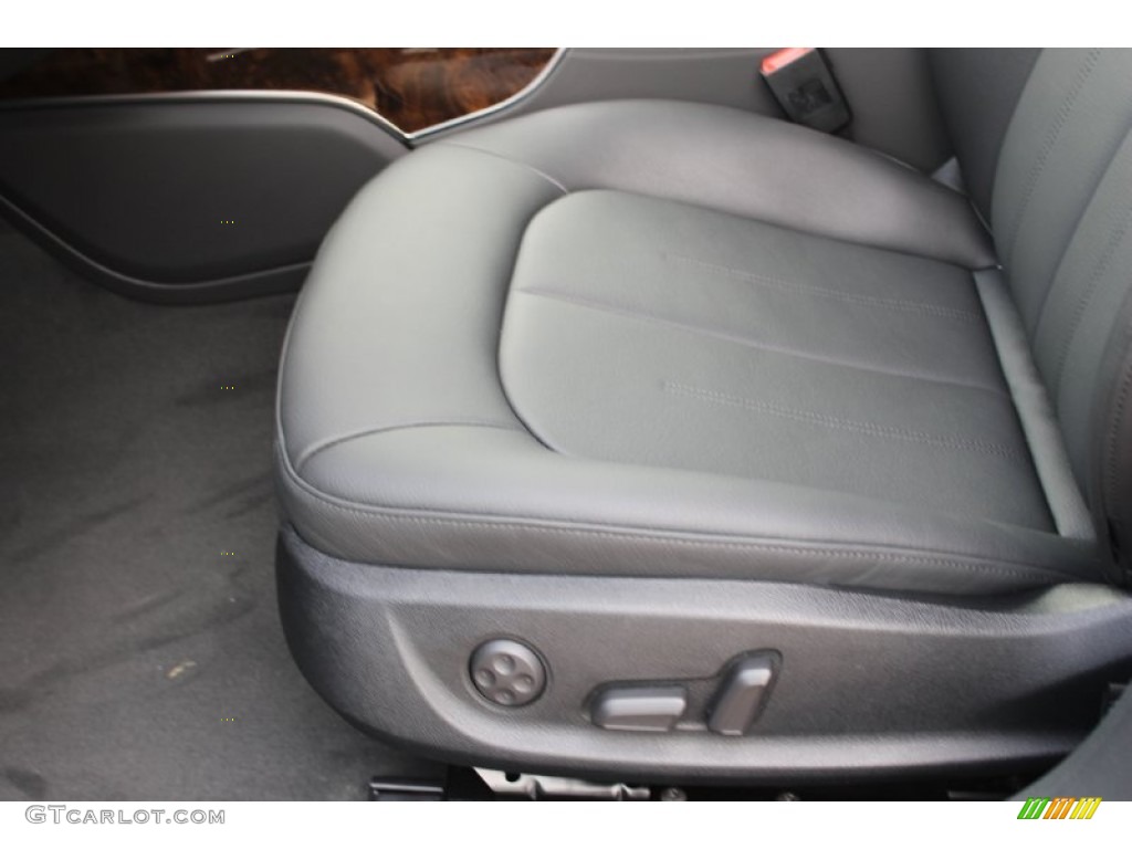 Black Interior 2014 Audi A6 3.0 TDI quattro Sedan Photo #83378992