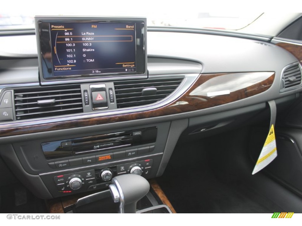 2014 Audi A6 3.0 TDI quattro Sedan Black Dashboard Photo #83379085