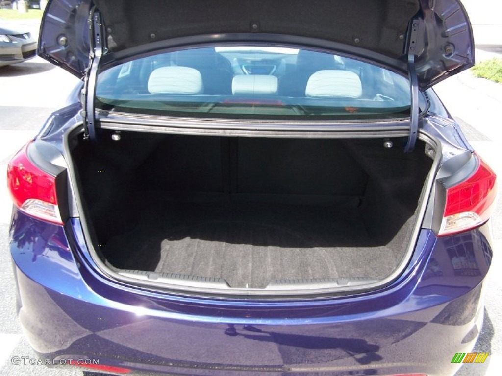 2012 Elantra GLS - Indigo Night Blue / Gray photo #5