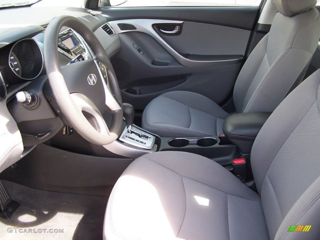 2012 Elantra GLS - Indigo Night Blue / Gray photo #11