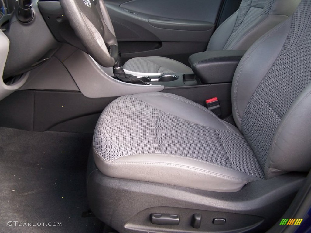 2011 Sonata SE - Indigo Blue Pearl / Gray photo #11