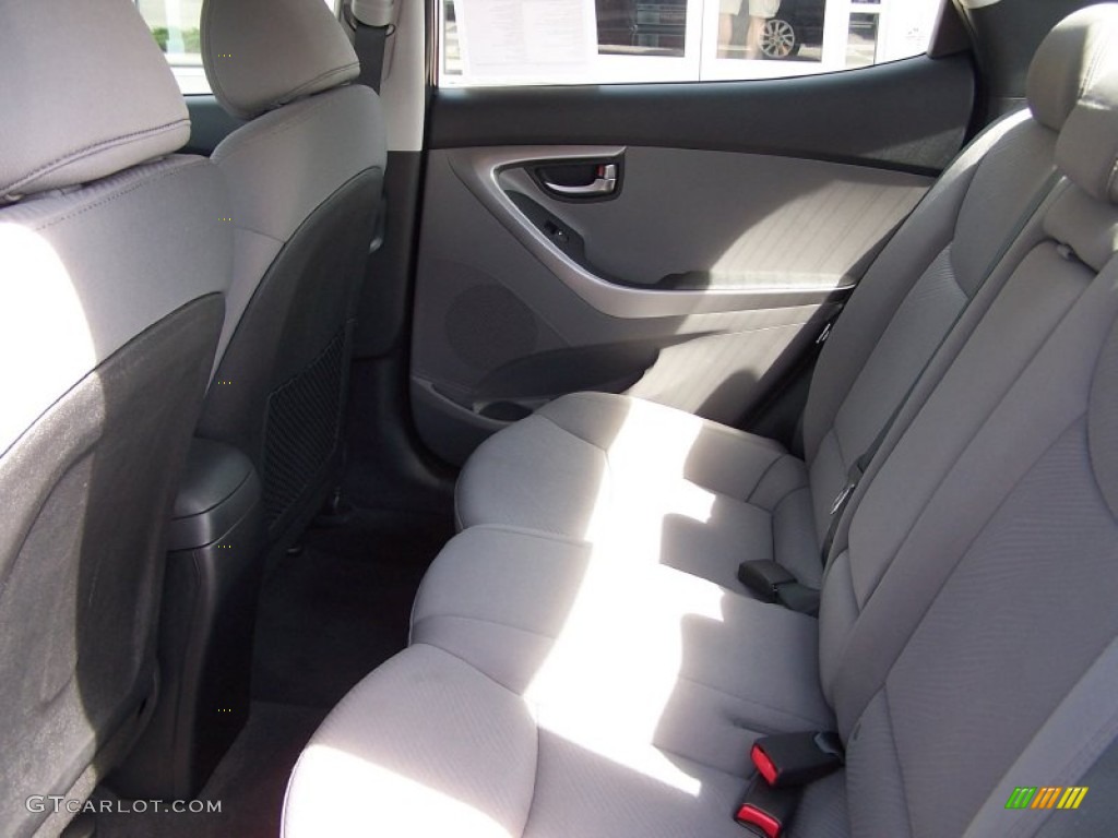 2012 Elantra GLS - Indigo Night Blue / Gray photo #12