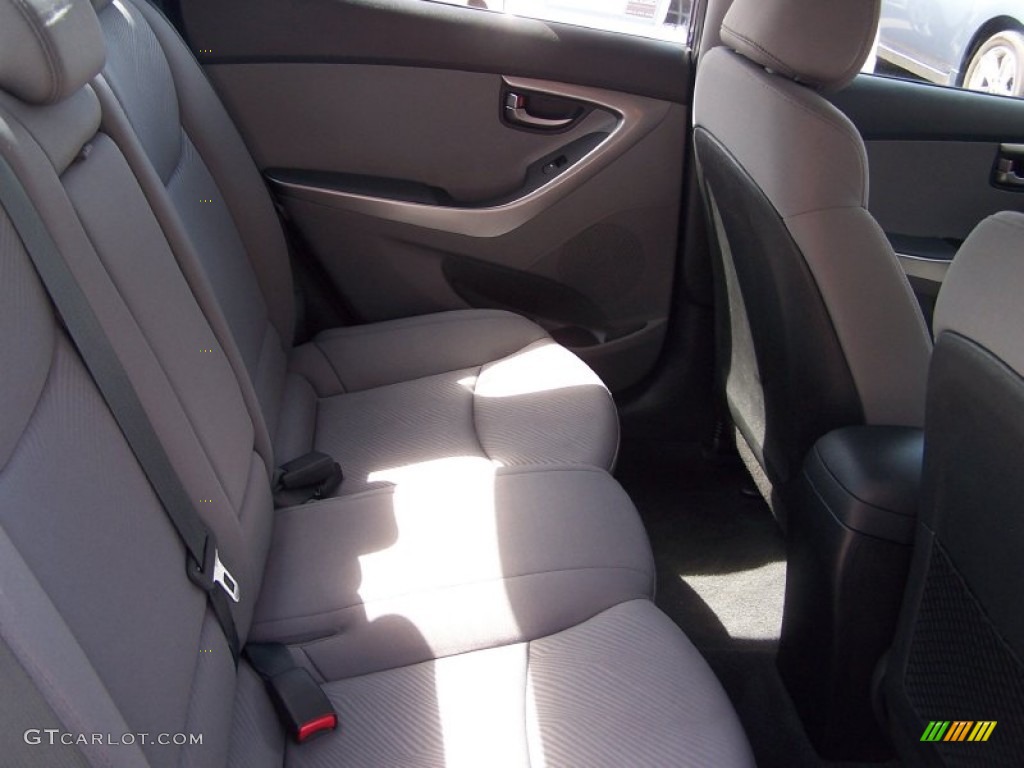 2012 Elantra GLS - Indigo Night Blue / Gray photo #14