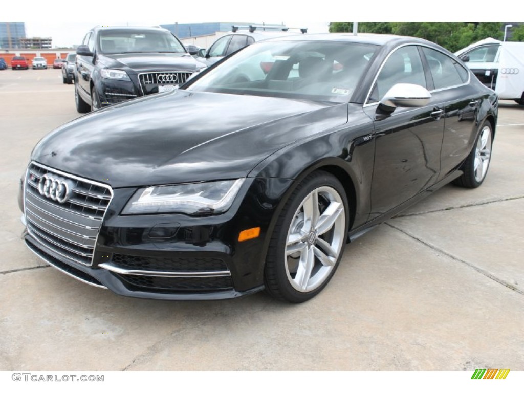 Phantom Black Pearl 2014 Audi S7 Prestige 4.0 TFSI quattro Exterior Photo #83380099