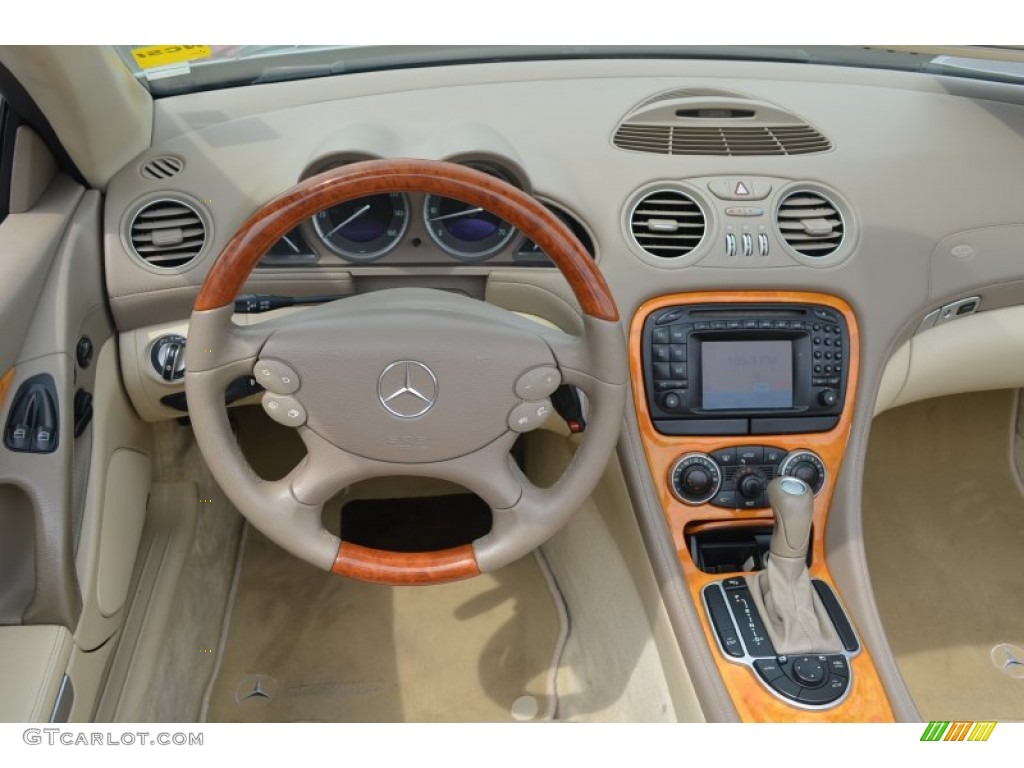 2003 Mercedes-Benz SL 500 Roadster Stone Dashboard Photo #83380154