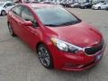 2014 Crimson Red Kia Forte EX  photo #2