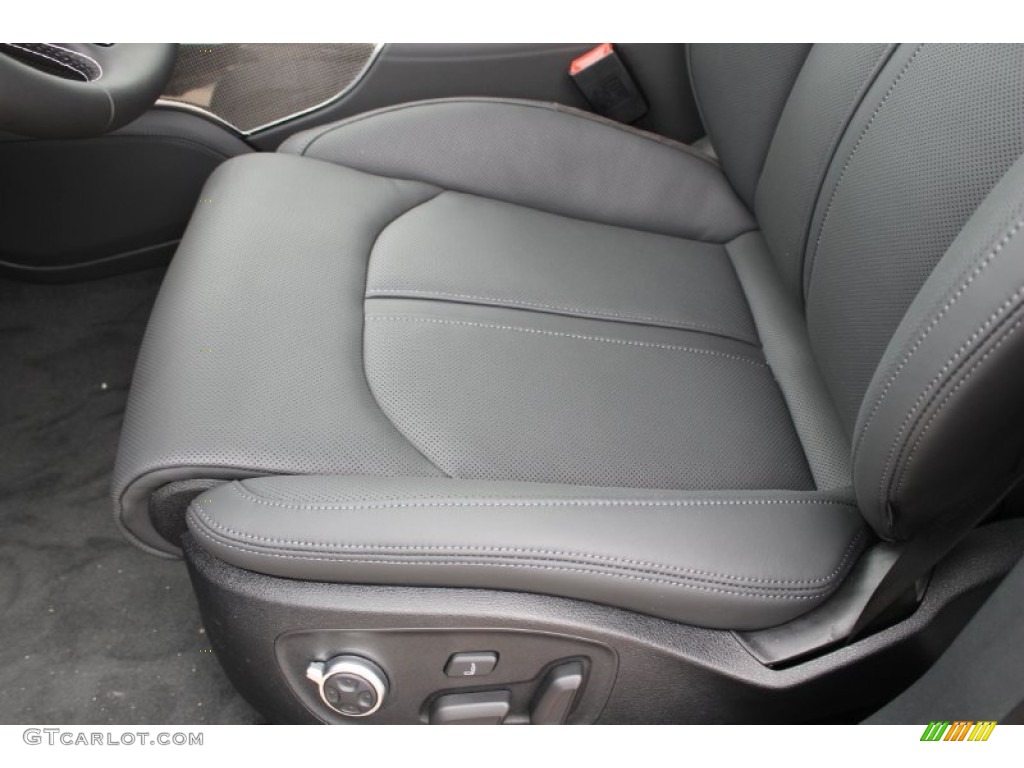 Black Perforated Valcona Interior 2014 Audi S7 Prestige 4.0 TFSI quattro Photo #83380642
