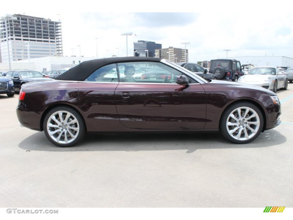 Shiraz Red Metallic 2014 Audi A5 2.0T quattro Cabriolet Exterior Photo #83381986