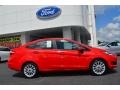 Race Red 2014 Ford Fiesta SE Sedan Exterior