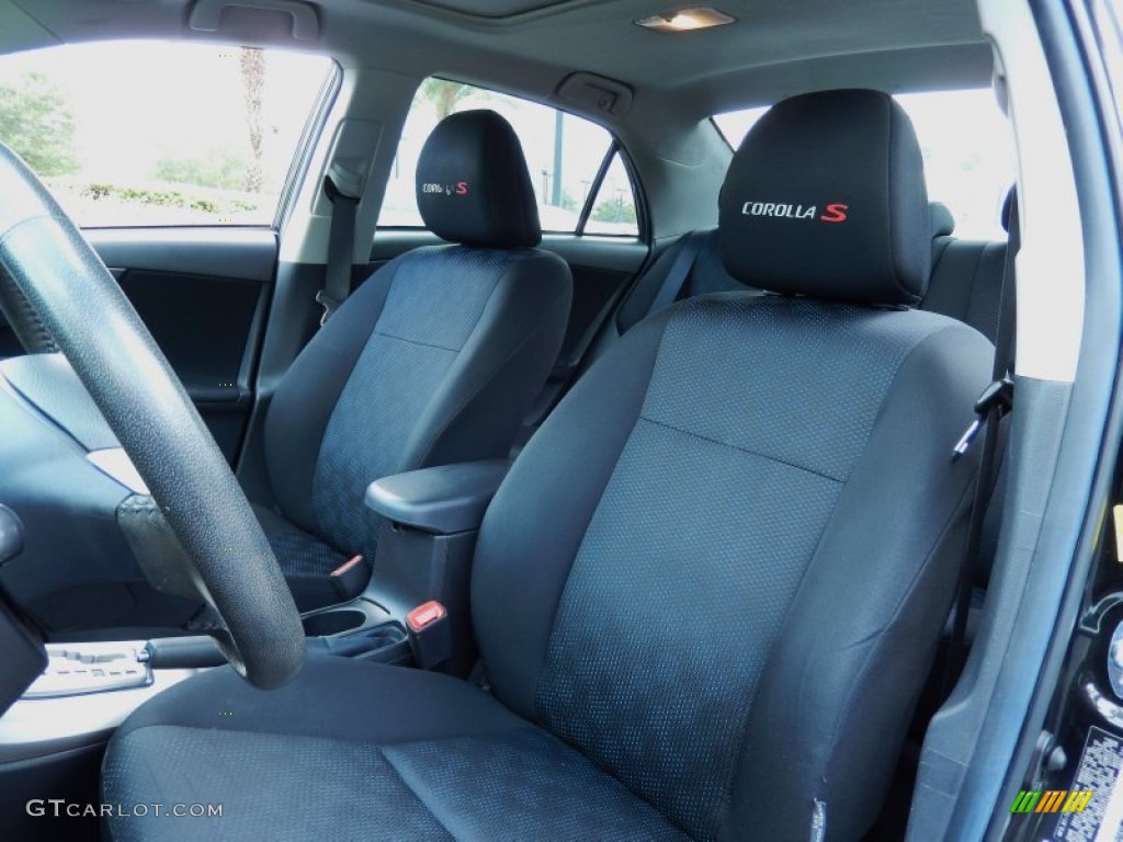 2010 Toyota Corolla S Front Seat Photo #83382409