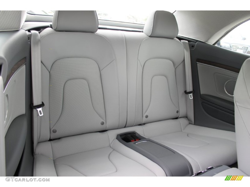 2014 Audi A5 2.0T quattro Cabriolet Rear Seat Photo #83383207