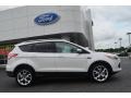 White Platinum 2014 Ford Escape Titanium 1.6L EcoBoost Exterior