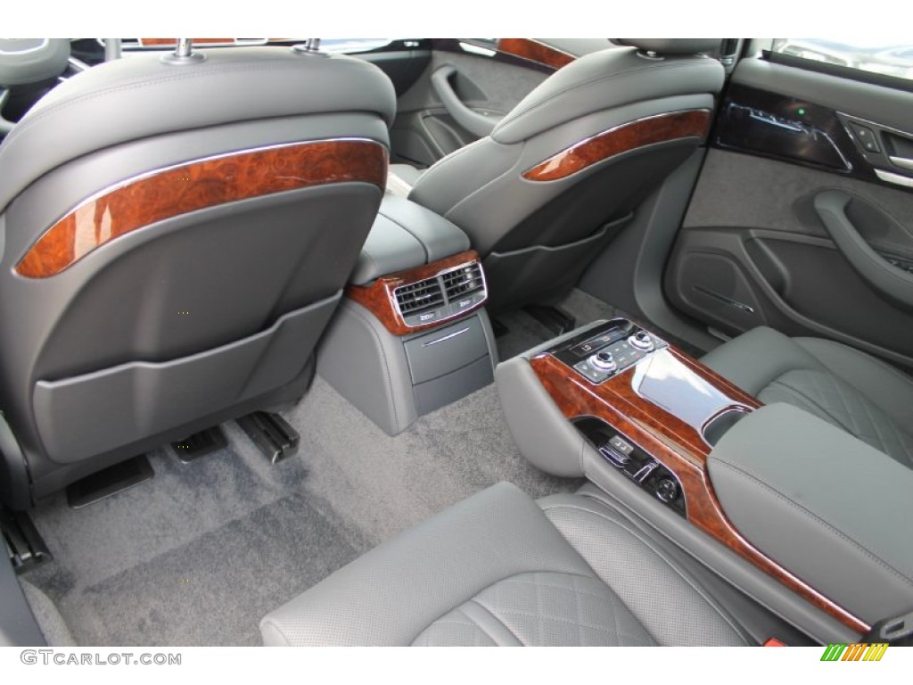 2014 Audi A8 L 4.0T quattro Rear Seat Photo #83383701