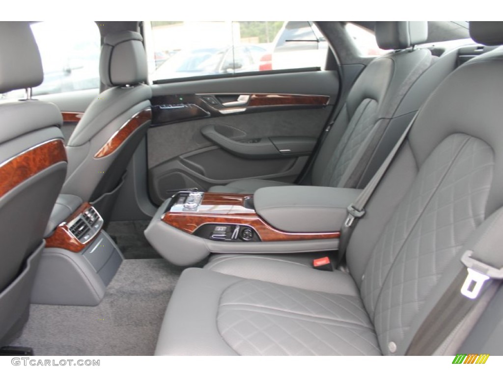 2014 Audi A8 L 4.0T quattro Rear Seat Photo #83383746