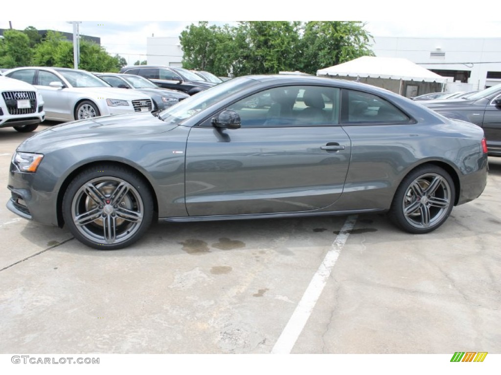 Daytona Gray Pearl Effect 2014 Audi A5 2.0T quattro Coupe Exterior Photo #83383854