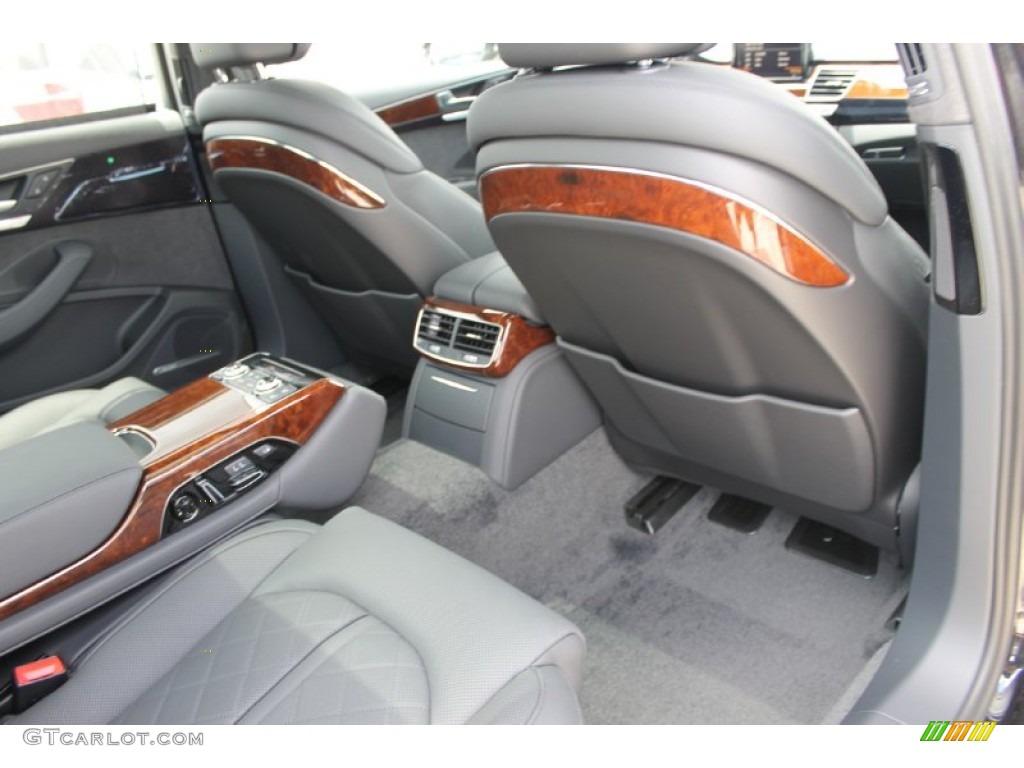 2014 Audi A8 L 4.0T quattro Rear Seat Photo #83384002