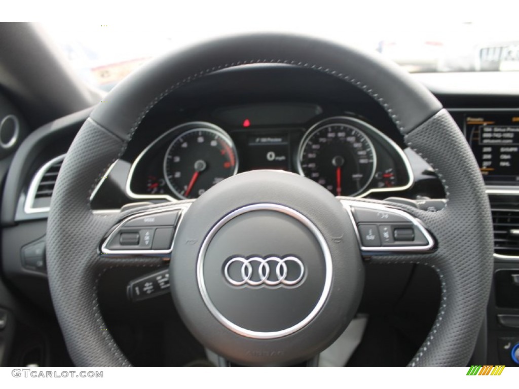 2014 A5 2.0T quattro Coupe - Daytona Gray Pearl Effect / Black photo #25