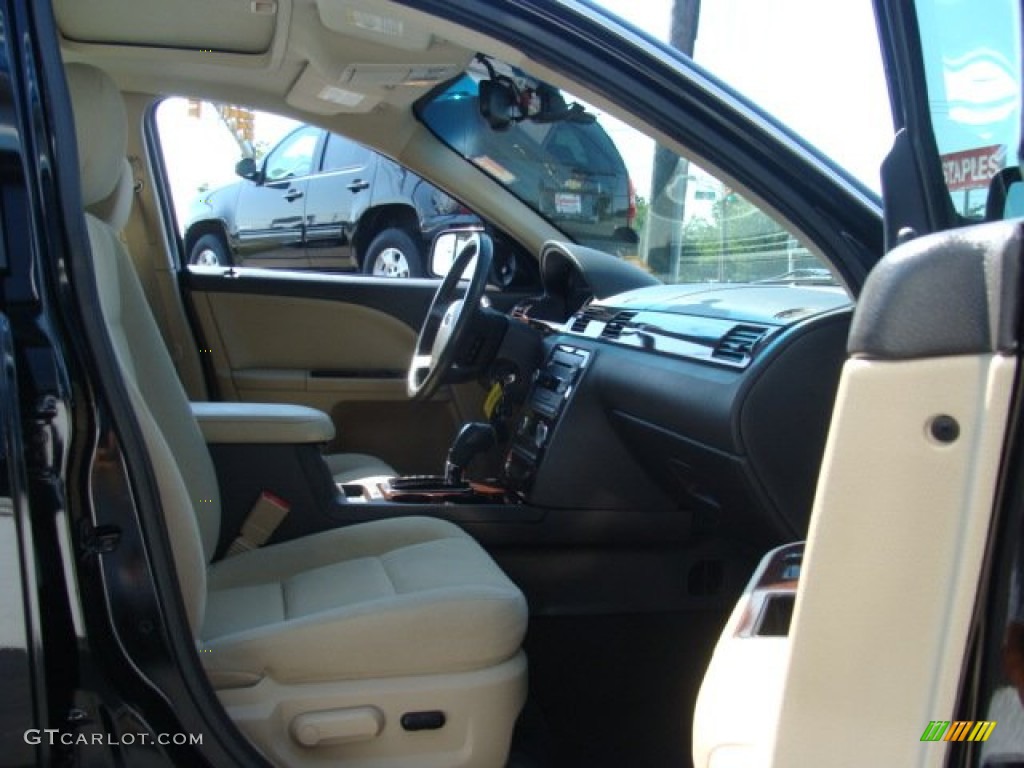 2008 Taurus SEL AWD - Dark Ink Blue Metallic / Camel photo #8