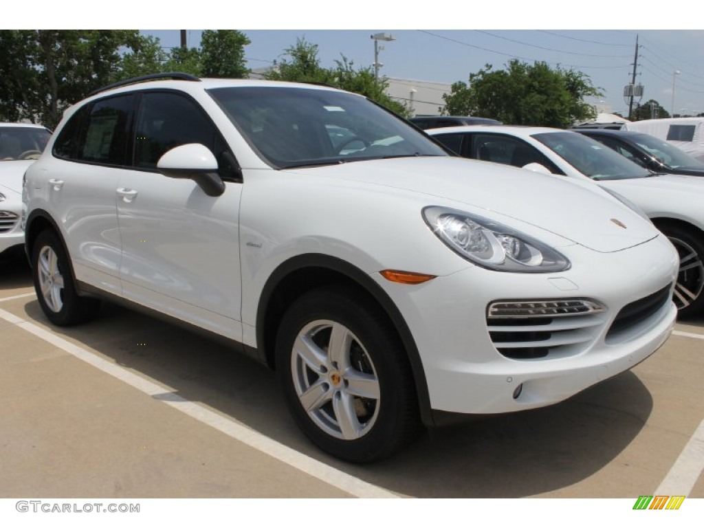 White 2013 Porsche Cayenne Diesel Exterior Photo #83385673