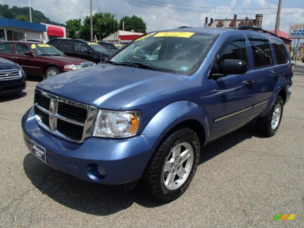 2008 Durango SLT 4x4 - Marine Blue Pearl / Dark/Light Slate Gray photo #4