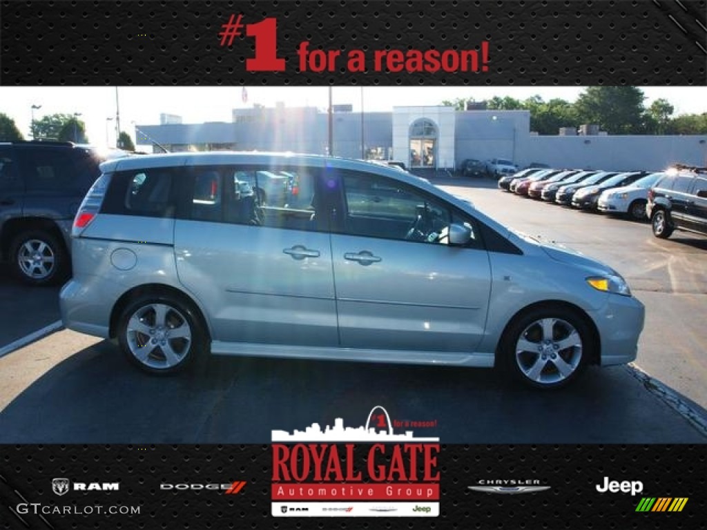 2007 MAZDA5 Touring - Stellar Greensilver Metallic / Black photo #1