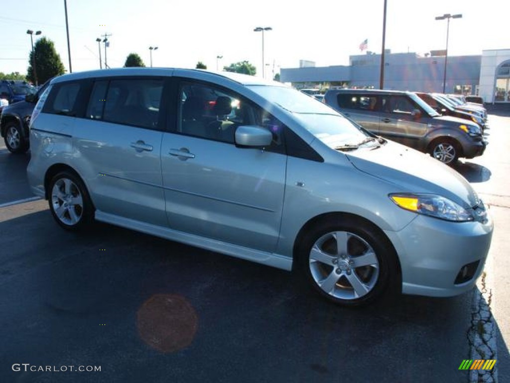 2007 MAZDA5 Touring - Stellar Greensilver Metallic / Black photo #2