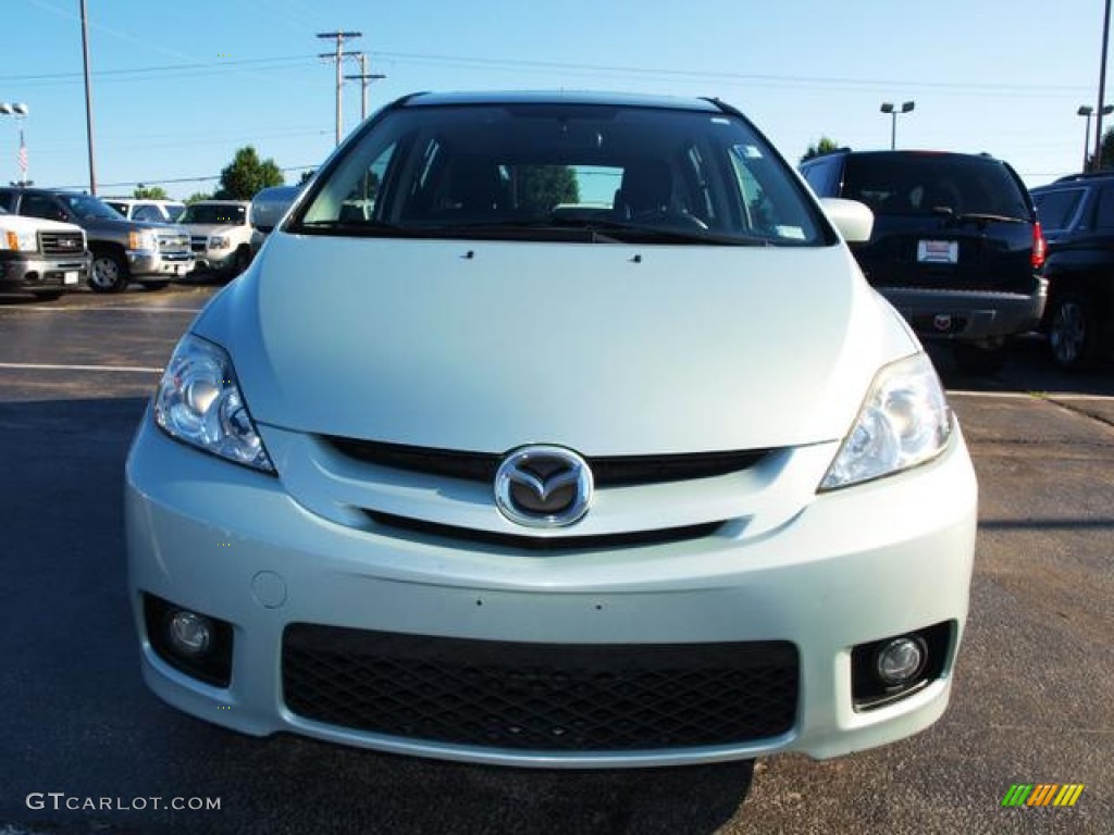 2007 MAZDA5 Touring - Stellar Greensilver Metallic / Black photo #8