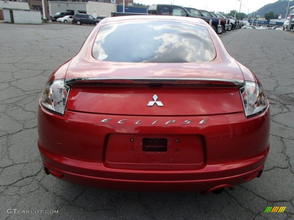 2009 Eclipse GS Coupe - Rave Red Pearl / Dark Charcoal photo #7