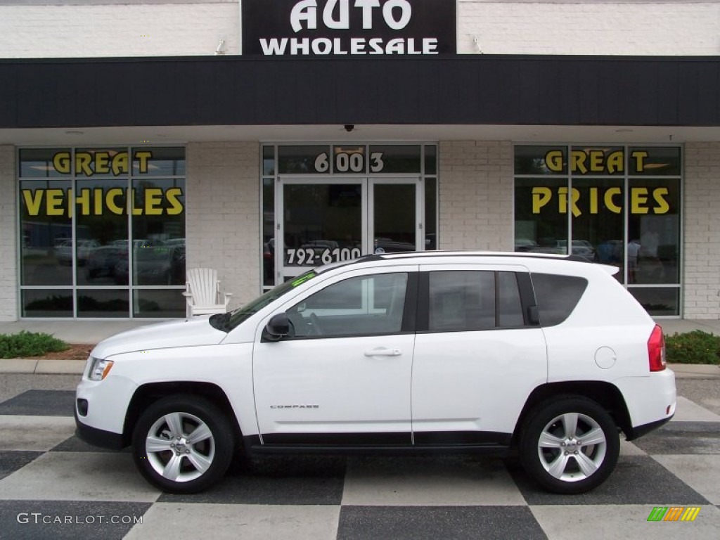 Bright White Jeep Compass