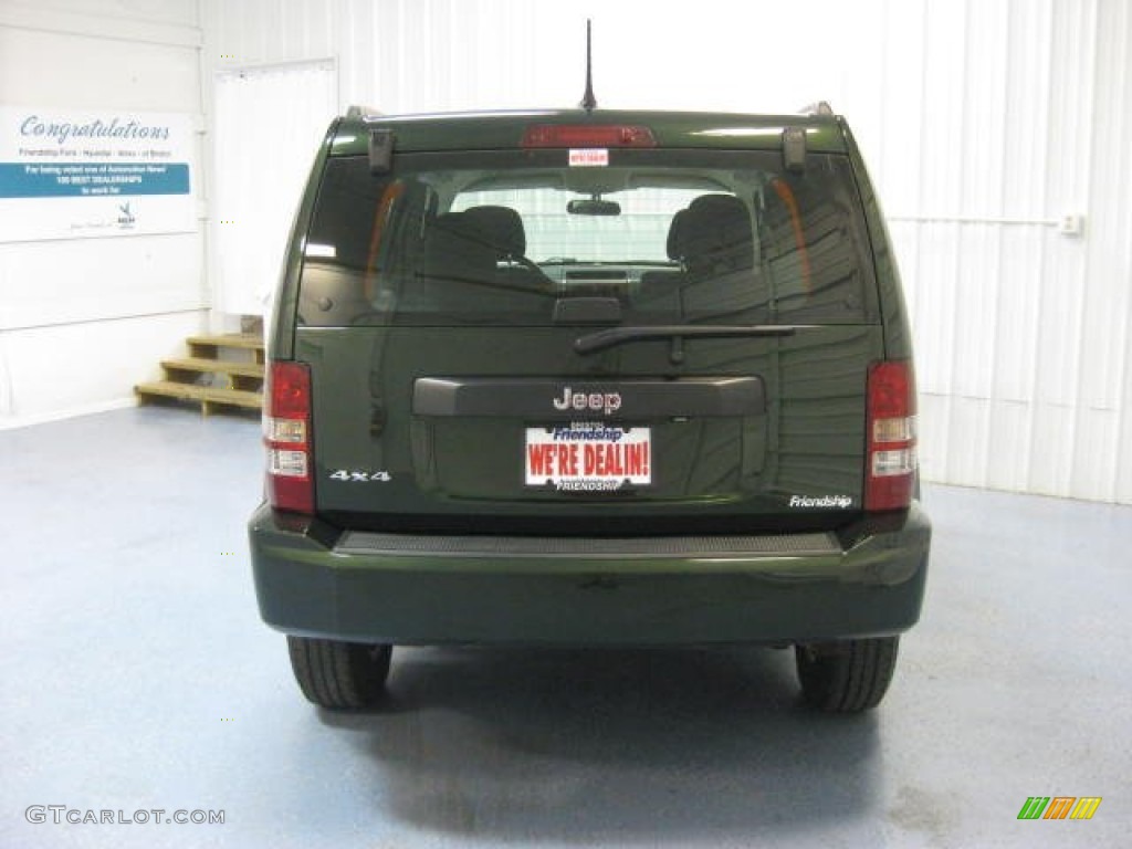 2011 Liberty Sport 4x4 - Natural Green Metallic / Dark Slate Gray photo #5
