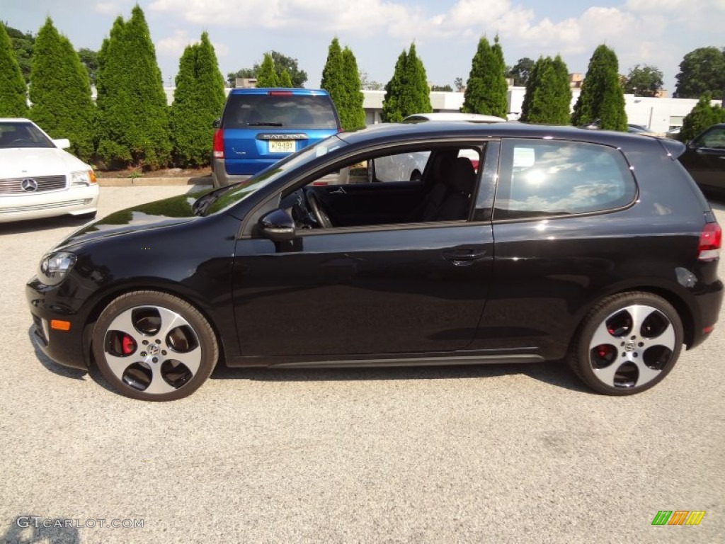 Deep Black Pearl Metallic 2013 Volkswagen GTI 2 Door Exterior Photo #83390509