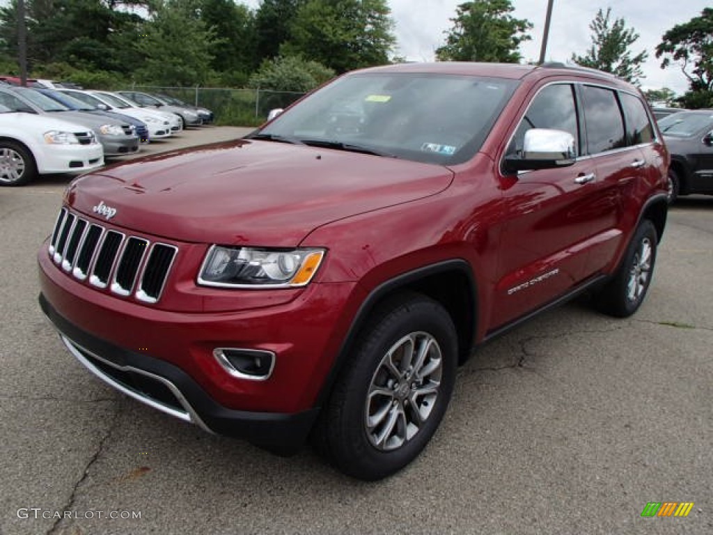 2014 Grand Cherokee Limited 4x4 - Deep Cherry Red Crystal Pearl / Morocco Black photo #2