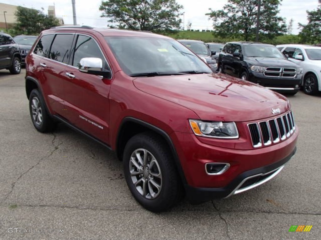 2014 Grand Cherokee Limited 4x4 - Deep Cherry Red Crystal Pearl / Morocco Black photo #4