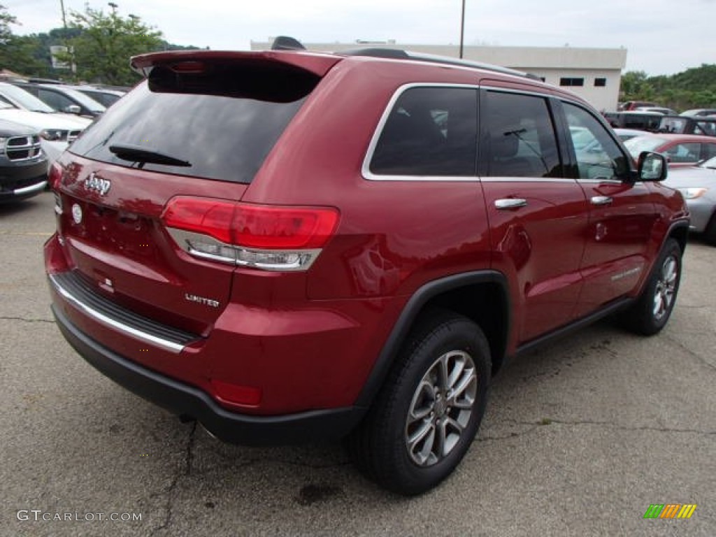 2014 Grand Cherokee Limited 4x4 - Deep Cherry Red Crystal Pearl / Morocco Black photo #6