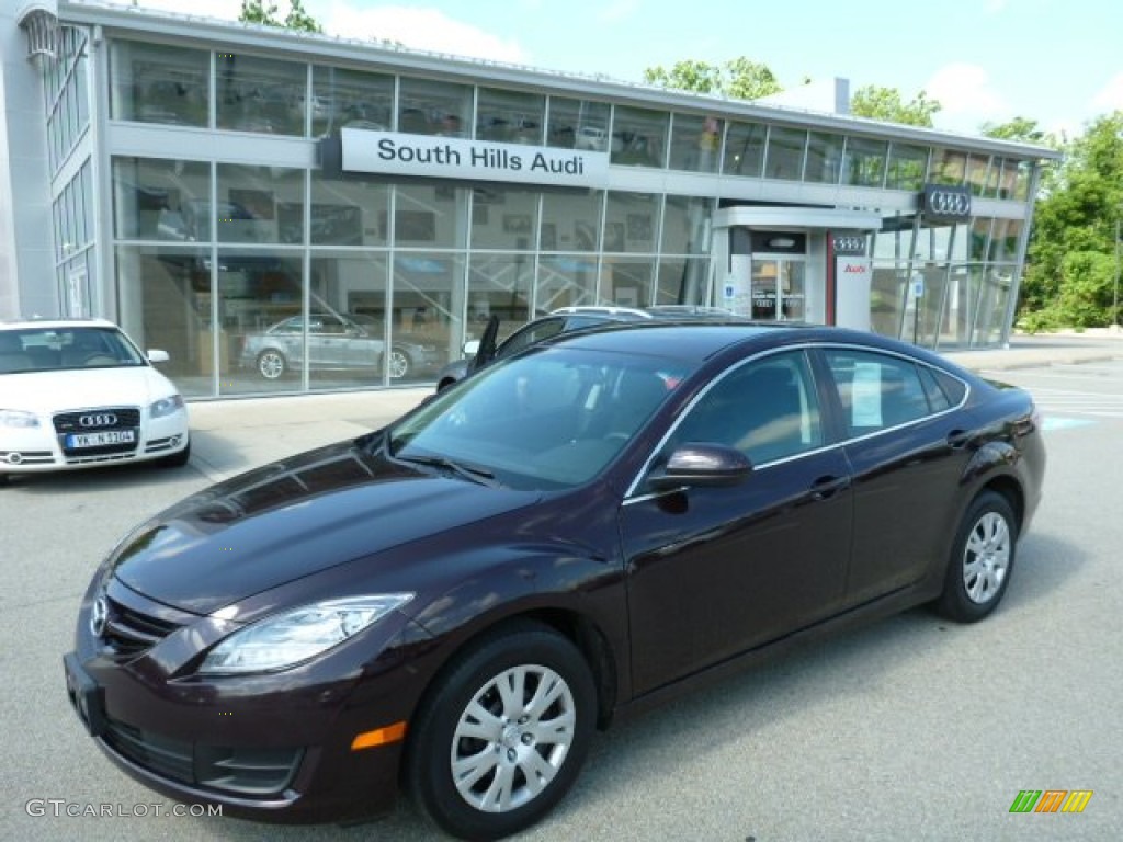 2010 MAZDA6 i Sport Sedan - Black Cherry Metallic / Black photo #1