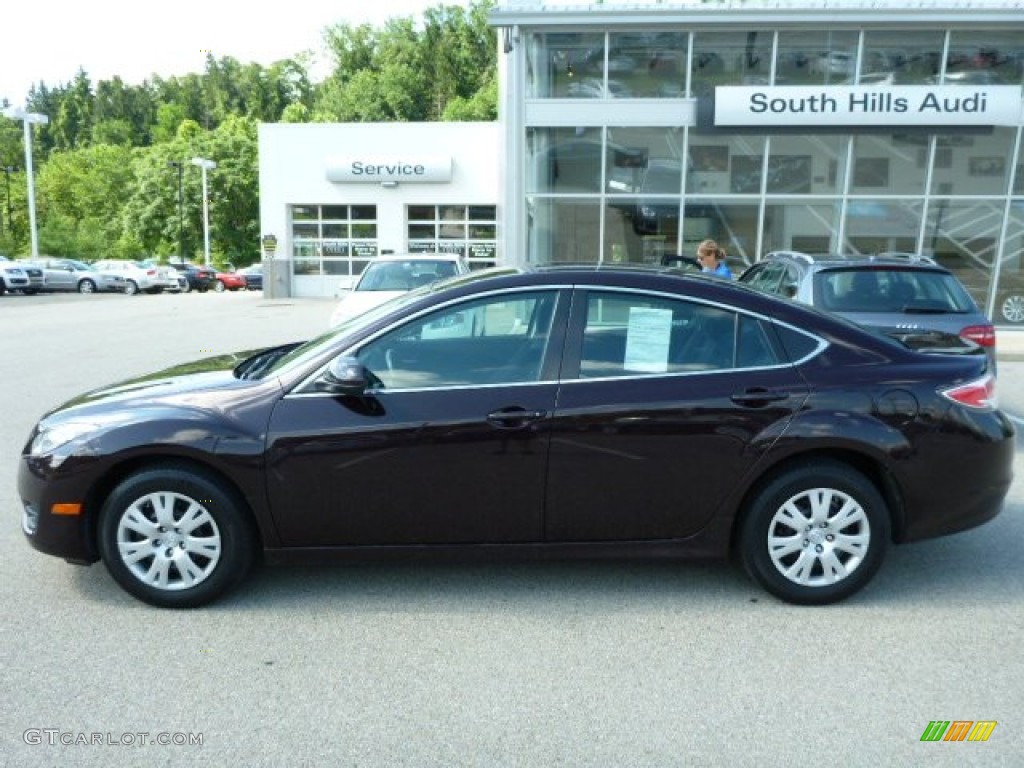 2010 MAZDA6 i Sport Sedan - Black Cherry Metallic / Black photo #2