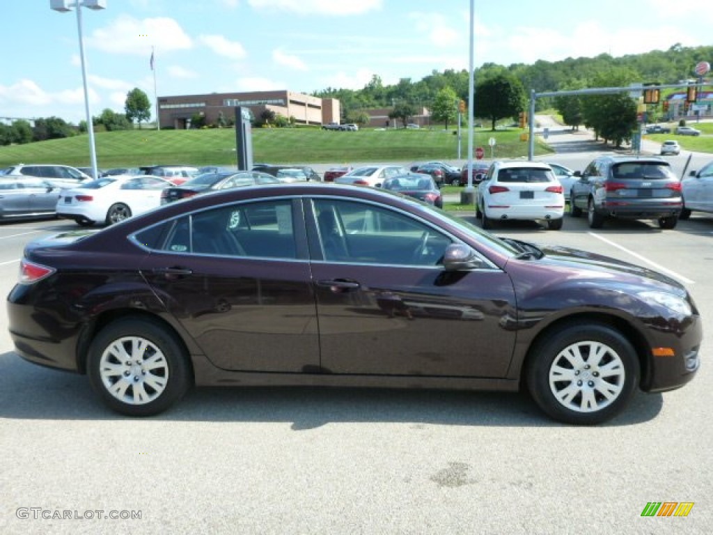 2010 MAZDA6 i Sport Sedan - Black Cherry Metallic / Black photo #6