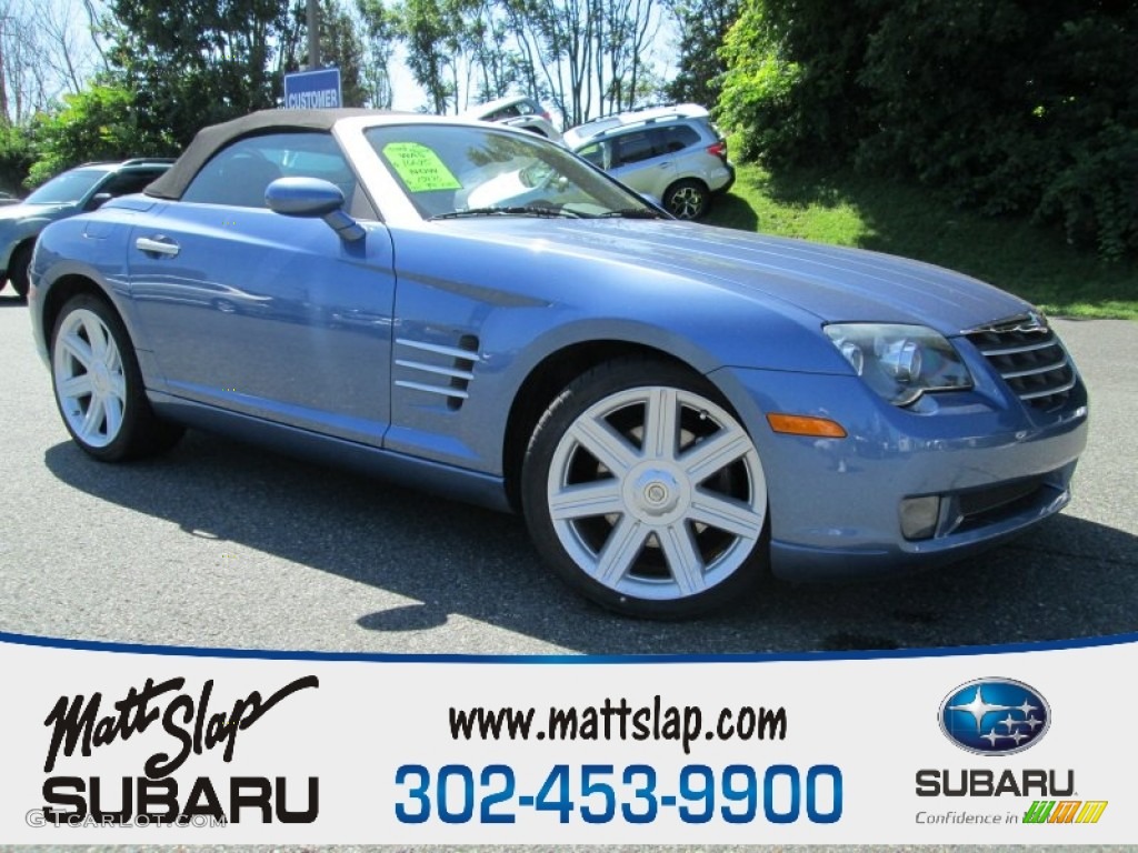 2005 Crossfire Limited Roadster - Aero Blue Pearlcoat / Dark Slate Grey photo #1
