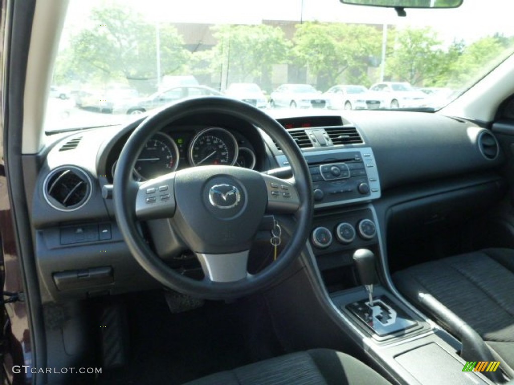 2010 MAZDA6 i Sport Sedan - Black Cherry Metallic / Black photo #12