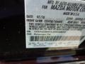37C: Black Cherry Metallic 2010 Mazda MAZDA6 i Sport Sedan Color Code