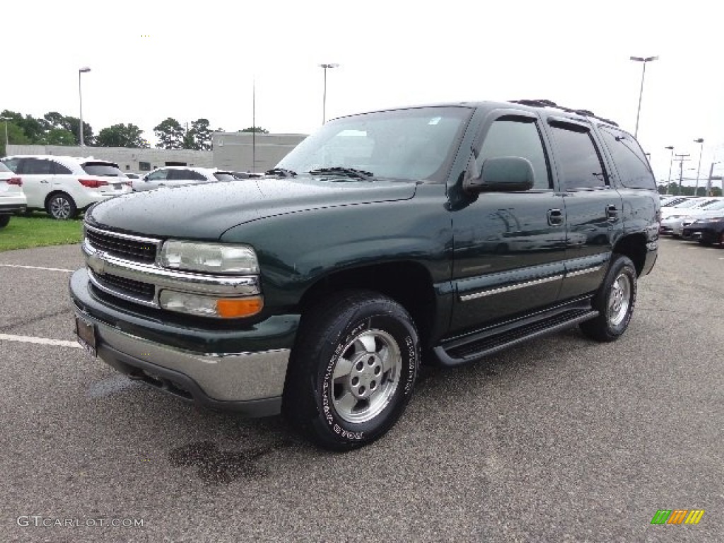 2001 Tahoe LT 4x4 - Forest Green Metallic / Tan/Neutral photo #2