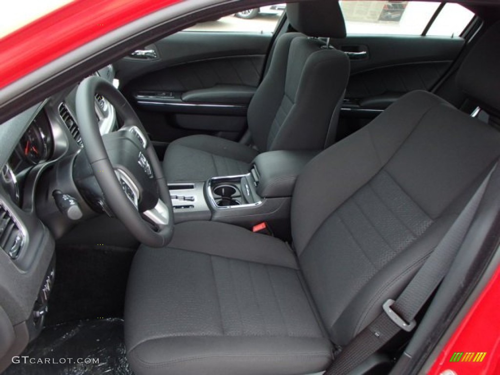 Black Interior 2013 Dodge Charger R/T AWD Photo #83392216