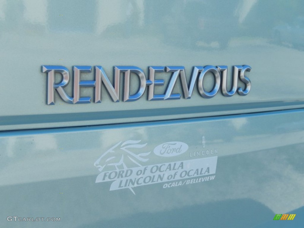 2006 Rendezvous CXL - Blue Frost Metallic / Gray photo #9